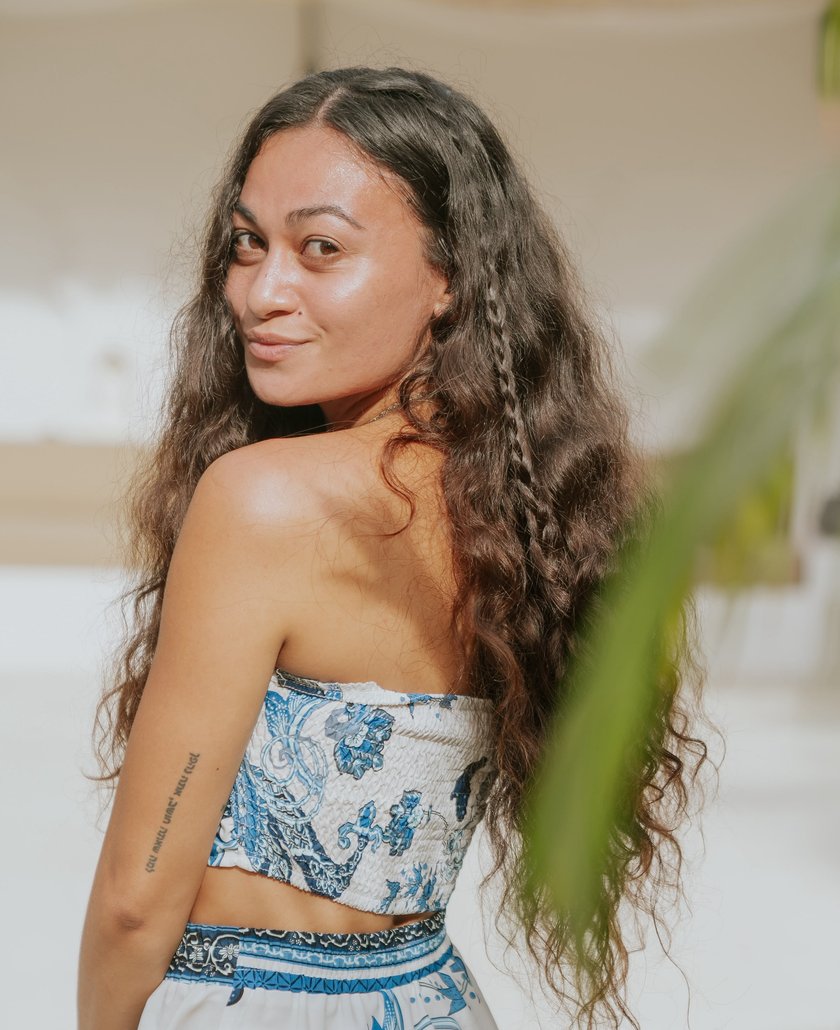 Sam, licensed esthetician & founder of Sweet Skin by Sam